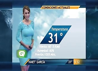 Yanet Garcia présente la météo