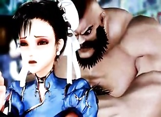 Animation porno adulte avec Chun Li